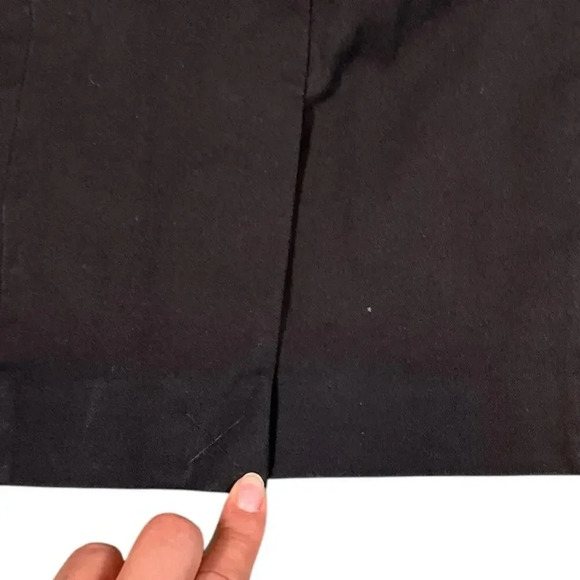 Banana Republic Knee Length Black Skirt Size 4 Lots of stretch Wok Wear Used - Picture 6 of 9